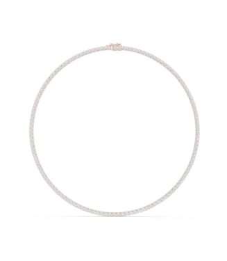 Classic Round Diamond Eternity Riviera Choker in Rose Gold by Diora Jewels