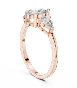 Classic Round Solitaire Engagement Ring in Rose Gold