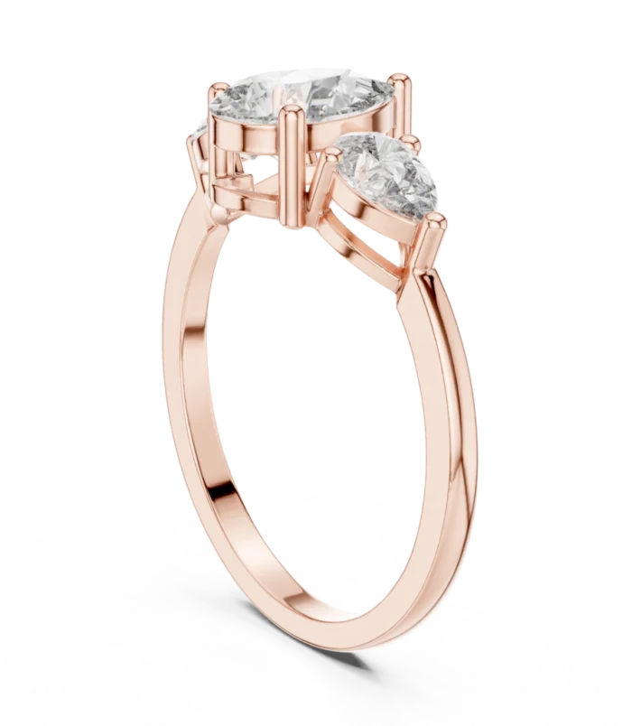 Classic Round Solitaire Engagement Ring in Rose Gold