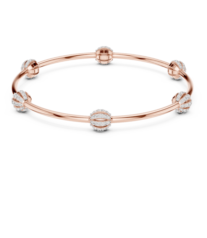 rose-gold-pave-ball-diamond-bangle Rose gold pave ball diamond bangle luxury diamond jewellery