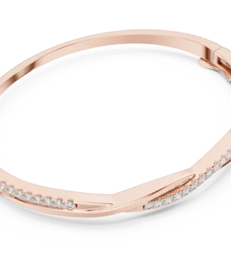 rose-gold-diamond-twist-bangle-side-view Rose gold diamond twist bangle side view fine diamond bracelet