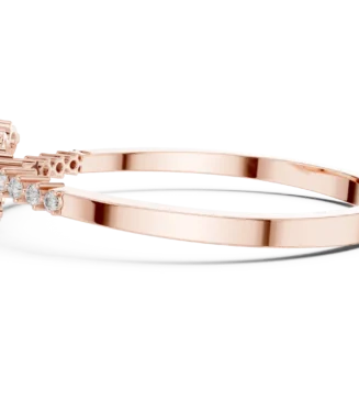 rose-gold-channel-set-round-diamond-bangle-side-view Rose gold channel set round diamond bangle side view fine diamond bracelet