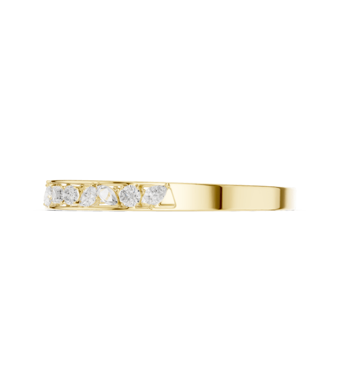 yellow-gold-open-channel-diamond-line-bangle Yellow gold open channel diamond line bangle fine diamond jewellery