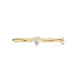 Yellow gold oval motif diamond bangle luxury diamond bracelet