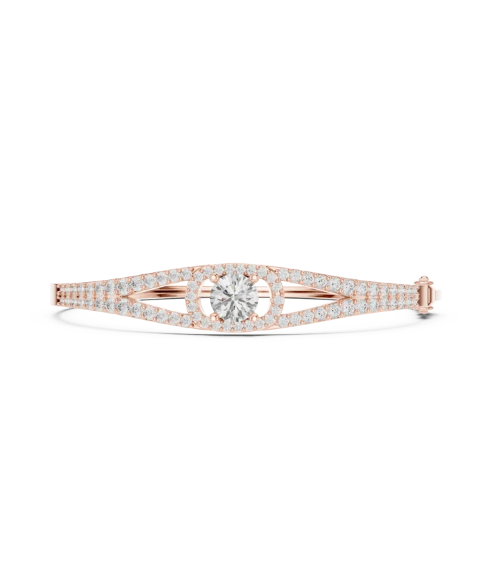 rose-gold-modern-pave-diamond-bangle Modern rose gold pave diamond bangle luxury diamond jewellery