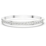 White gold round diamond bangle bracelet with sparkling diamonds elegant jewellery